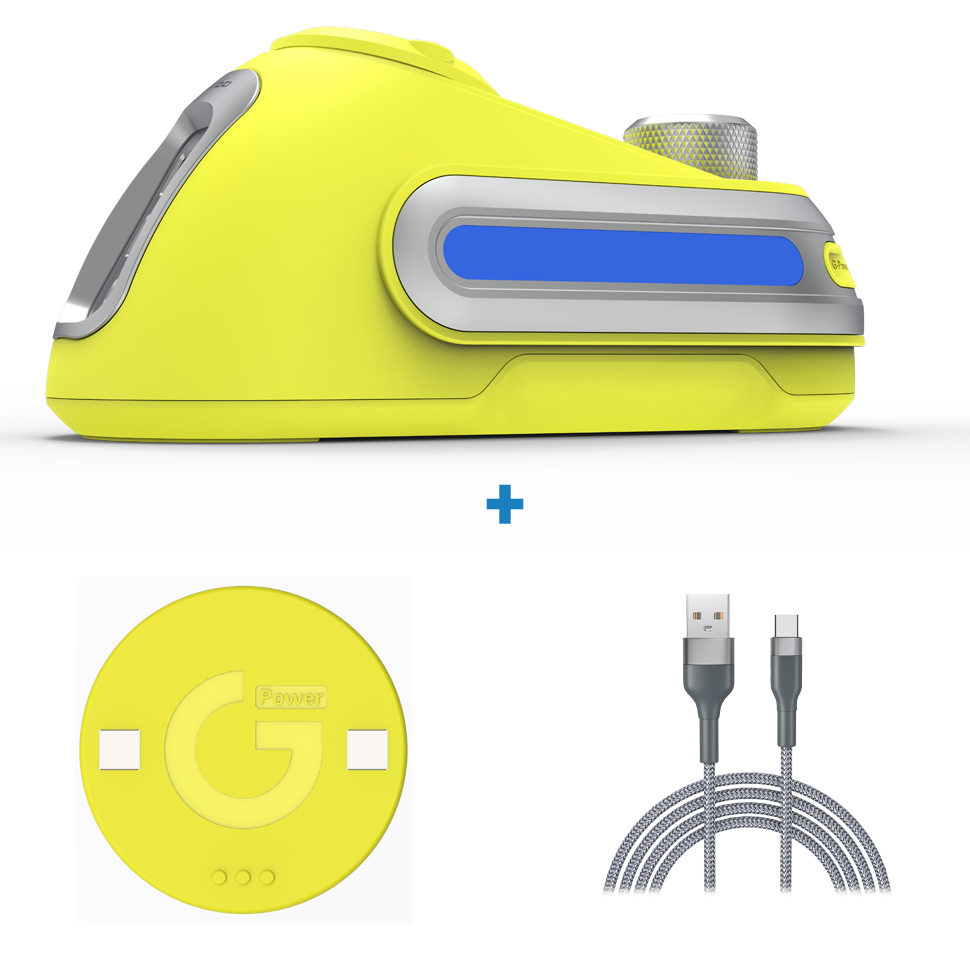 Fanxoo G-power Mouse wireless charging dock for Logitech G502 G502X Plus GPW G903 G703 wireless charging with RGB light computer volume control knob