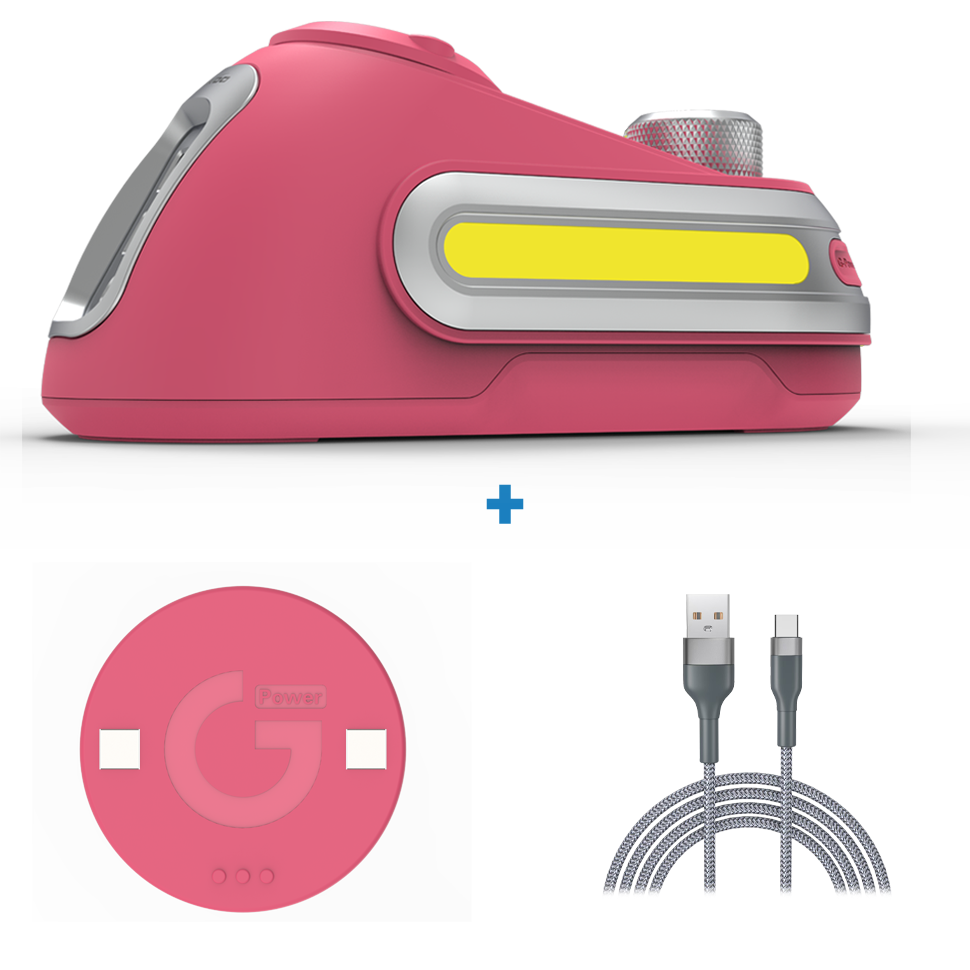 Fanxoo G-power Mouse wireless charging dock for Logitech G502 G502X Plus GPW G903 G703 wireless charging with RGB light computer volume control knob