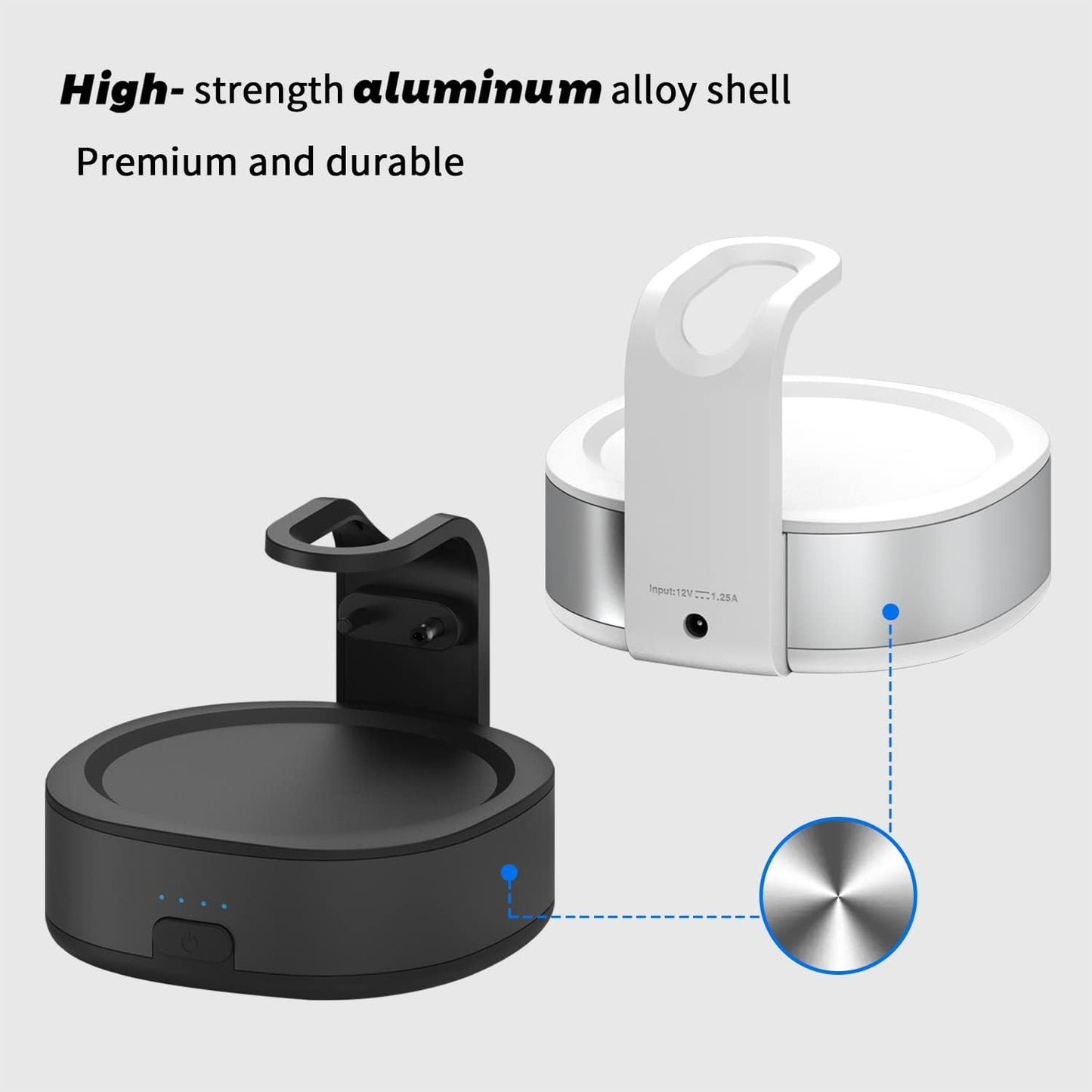 Fanxoo ED3 Battery Base for Echo Dot 3rd Gen, Portable Charging Power for Echo Dot 3rd, Speaker Echo Dot Auxiliary Power Accessories (Not Include Echo Dot 3rd speaker)