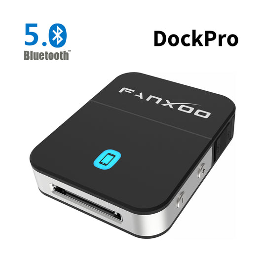 Fanxoo 30 Pin Bluetooth Adapter 5.0 Audio Mini Bluetooth Receiver For Bose Sounddock JBL YAMAHA IPhone IPod Jack Analog Speaker